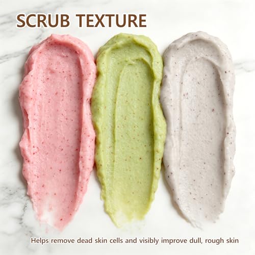 JYSJIAYOU Exfoliating Body Scrub with Botanical Particles - Moisturizing Shower Scrub, 350g - Variation A