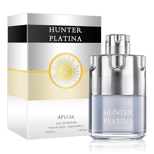 AFLUXE Hunter Platina Eau de Parfum - Long Lasting Fresh Woody Men's Cologne