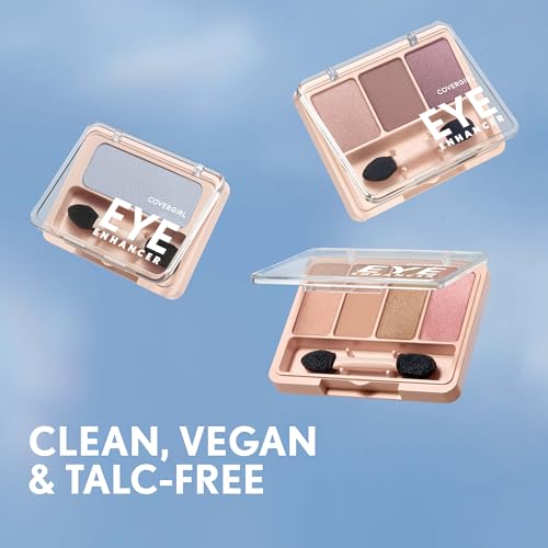 Covergirl Eye Enhancer Eyeshadow Quad - Bellini Spritz, Vegan & Talc-Free