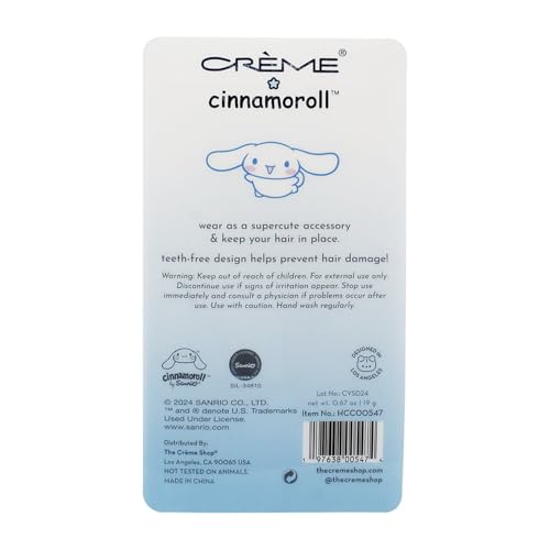 The Crème Shop Cinnamoroll Creaseless Hair Clips - Pack of 4