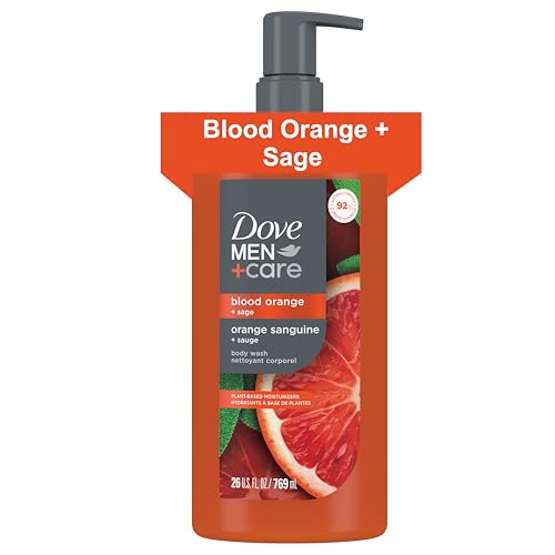 Dove Men+Care Blood Orange + Sage Moisturizing Body Wash, 26 oz