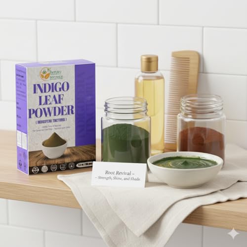 Herbs Botanica Indigo Powder 150g Natural Hair & Beard Dye – 100% Indigofera Tinctoria