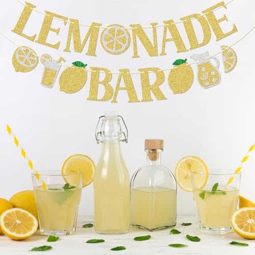 Lemonade Bar Banner – Summer Party Decor, Ready to Hang