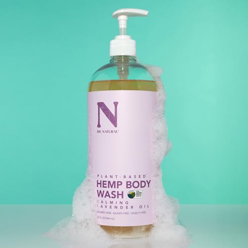 Dr. Natural Hemp Body Wash, Calming Lavender, Moisturizing for Sensitive Skin