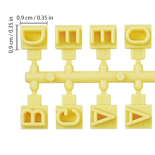 96-Piece Cookie Letter Stamps Set for Cake Decorating