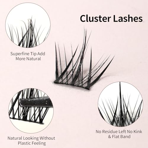 MSQ 135pcs False Mink Eyelashes Multipack Natural 3D Curl