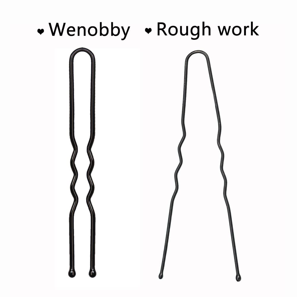 U Shaped Hair Pins for Buns, 100 PCS 2.8" Hair Pins for Women Hair Styling with Thick Hair