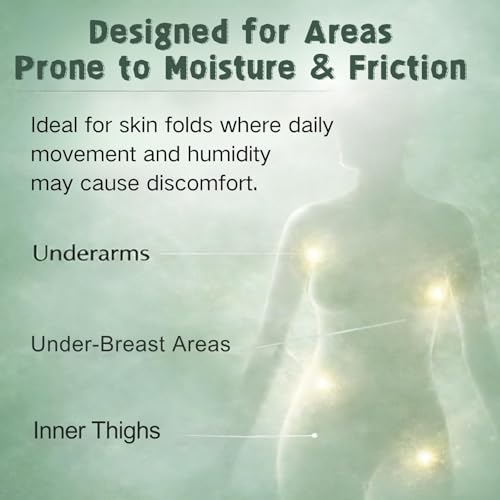YUEOL 2PCS Intertrigo Cream for Skin Fold Care & Chafing Support, Fast-Drying Non-Greasy Formula