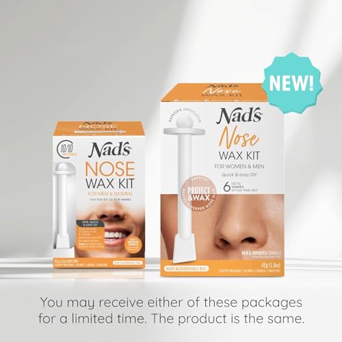 Nad's Nose Wax Kit - Easy Nose Hair Removal for Men & Women