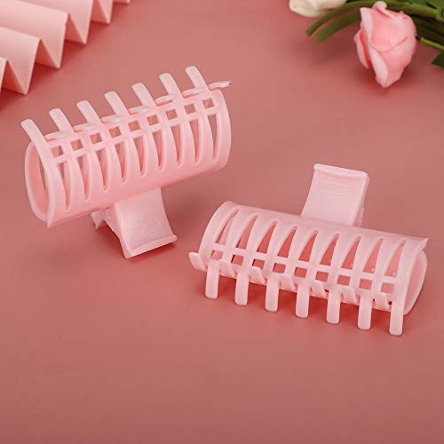 Sonew 15-Piece Hot Roller Clips for Hair Styling - Heat Resistant Clamps