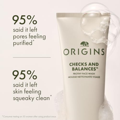 Origins Checks and Balances Frothy Face Wash 1.7oz - Gentle Foaming Cleanser for All Skin Types