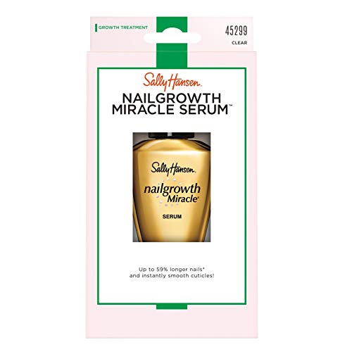 Sally Hansen Nailgrowth Miracle® Nail Strengthener Serum with Biotin & Peptides - Clear Treatment for Stronger, Longer Nails