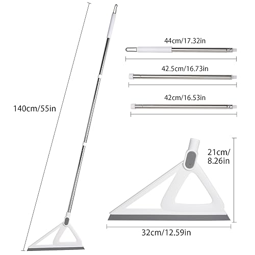 Multifunction Silicone Broom & Squeegee – Pet Hair & Water Cleaner