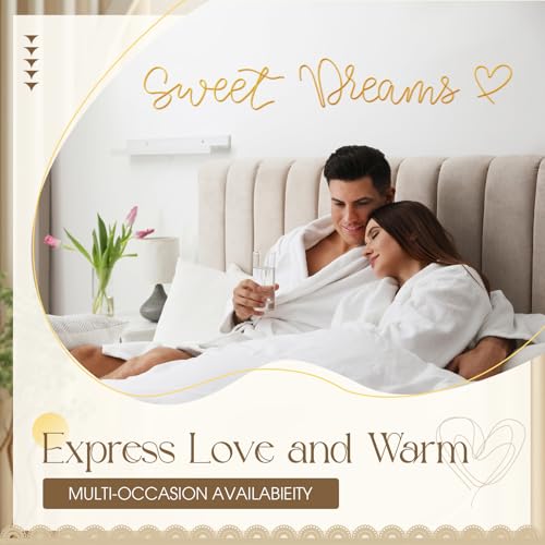 Sweet Dreams Metal Wall Decor - Minimalist Gold Art for Bedroom