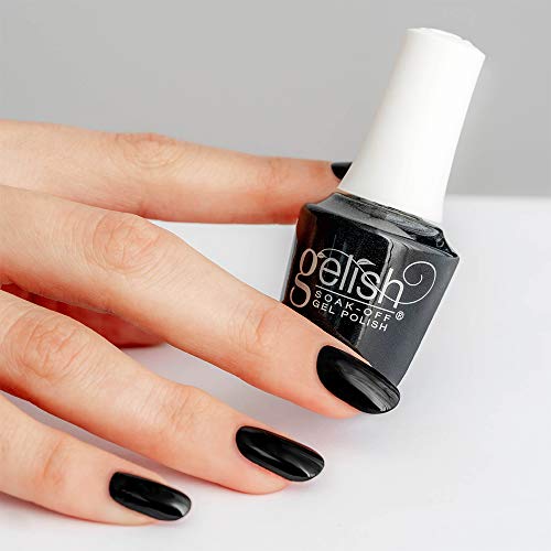 Gelish MINI Gel Nail Polish Black Shadow - 9mL Long-Lasting High Shine