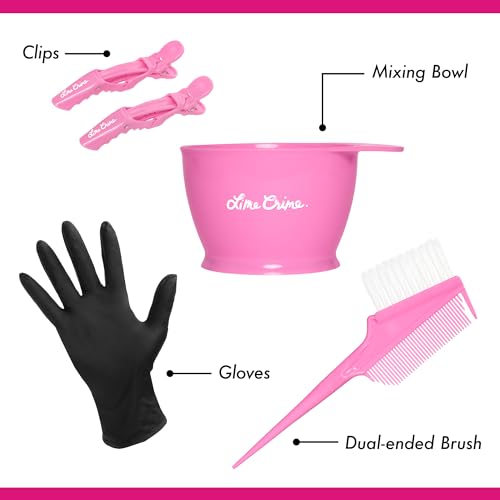 Lime Crime Unicorn Hair Color Prep Kit - 4-Piece DIY Hair Dye Set