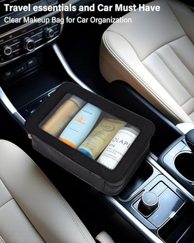 Clear Makeup Bag, Travel Cosmetic Case Toiletry Bag Make up Organizer