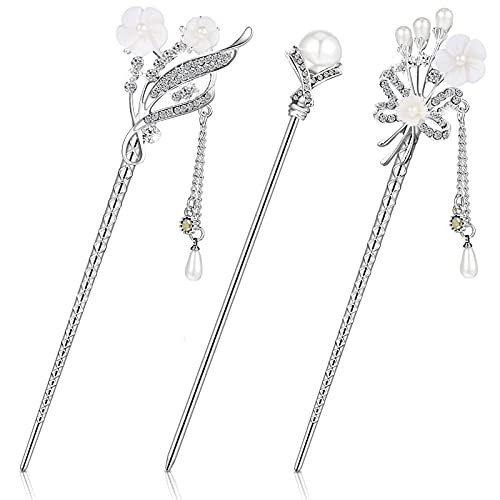 Waydress Tradition Chinese Hair Stick Set - Japanese Hair Pins for Women