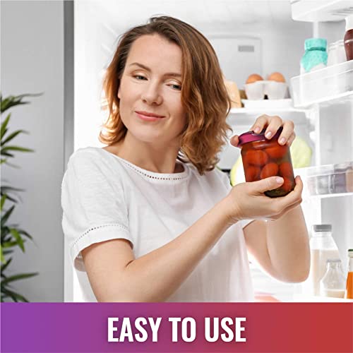 Jar Opener Gripper Pads - 4 Pack, 5 Inch Thick Rubber for Seniors