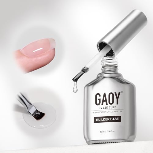 GAOY 16ml Clear Builder Gel for Nails - Strengthening, UV Cure