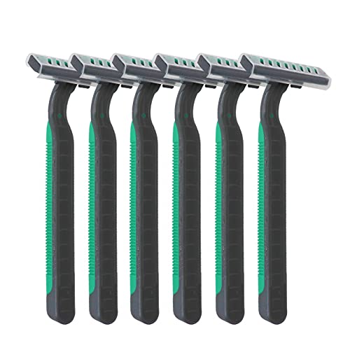 Disposable Razors Bulk 50 Pack – Individually Wrapped for Travel, Hotels & Care Packages