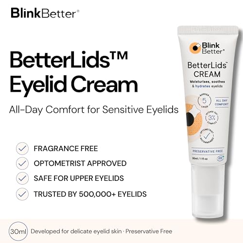 BlinkBetter Restore Eyelid Cream for Dry, Itchy & Sensitive Skin (1 fl oz)