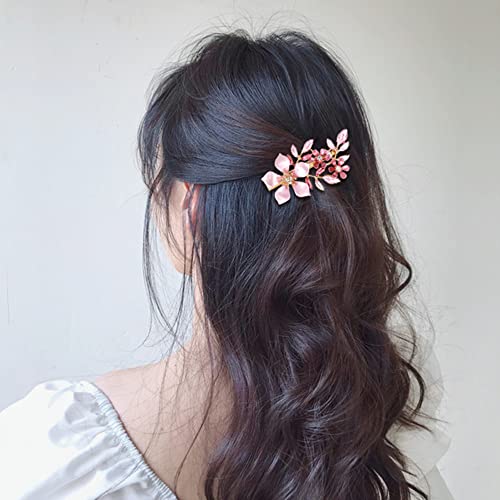 inSowni 4 Pack Glitter Sparkly Jeweled Butterfly Hair Clips S3