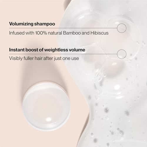 Suave Bamboo & Hibiscus Volumizing Shampoo for Fine Hair - 12.6 oz