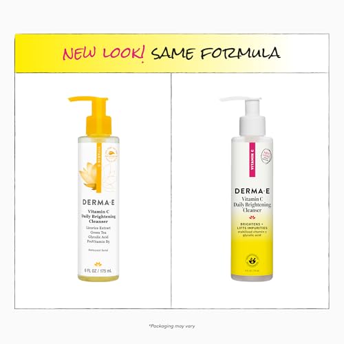 Vitamin C Brightening Face Wash - Hydrating Daily Facial Cleanser for Radiant Skin