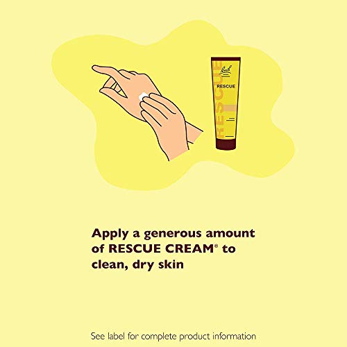 Bach RESCUE Cream - Hydrating Shea Butter Moisturizer for Hands, Body & Face, Fragrance-Free, 30g
