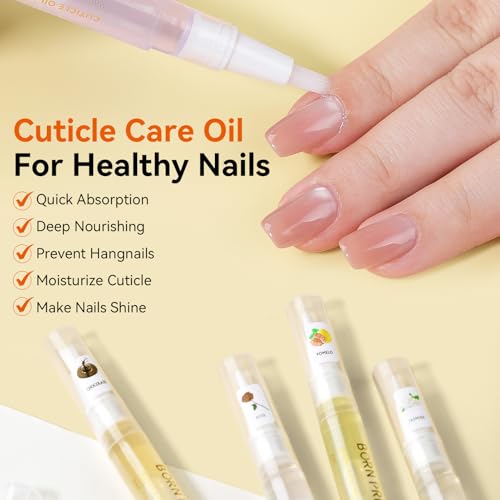 Born Pretty 6-Pack Cuticle Oil Pen Set for Nail Care