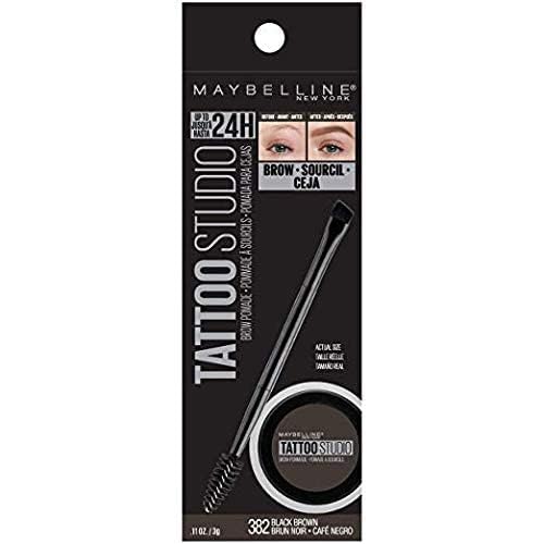 Maybelline TattooStudio Brow Pomade Black Brown—Long-Lasting Waterproof Eyebrow Pomade