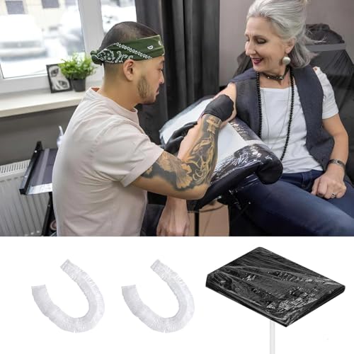 50Pcs Disposable Tattoo Tray Covers - Elastic Arm Rest Protectors