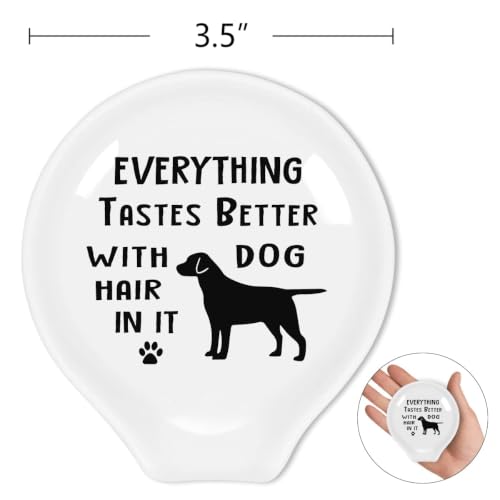Labrador Ceramic Coffee Spoon Rest - Dog-Themed Kitchen Accessory