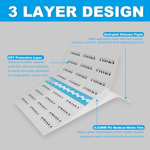 Emalla Tattoo Aftercare Bandage, 4" x 11 Yard Waterproof Second Skin Roll