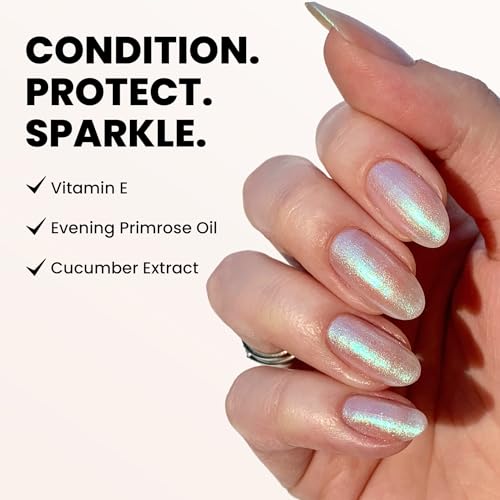 LONDONTOWN kur Shimmer Nail Highlighter – Iridescent Vegan Nail Treatment