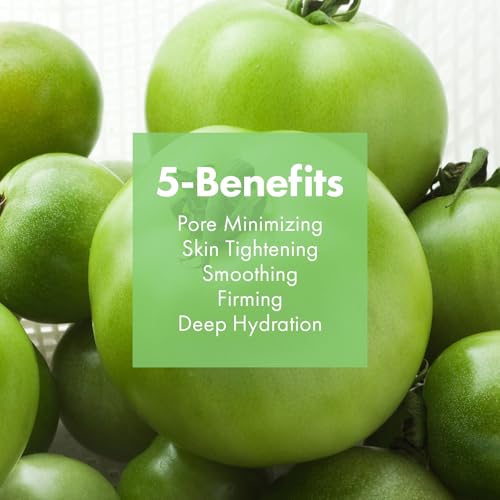 TOSOWOONG Green Tomato Pore Ampoule - Hydrating Face Serum for Skin Tightening