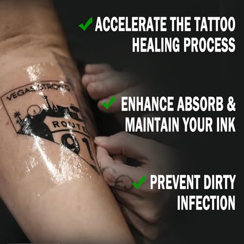 Transparent Waterproof Tattoo Aftercare Bandage Roll - 6in x 2.2yd