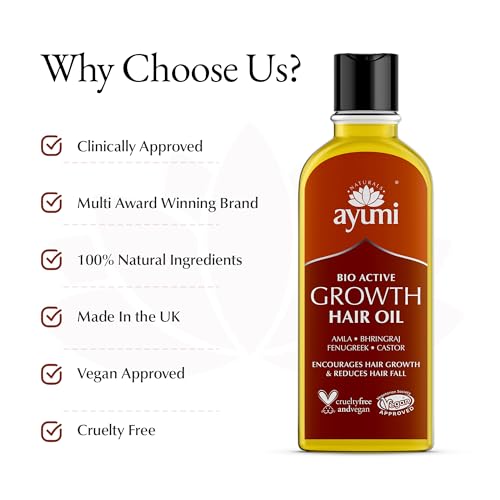 Ayumi Hair Growth Oil | for Dry Damaged Rosemary 5.08 Fl oz