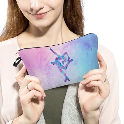 Livel lhood Figure Skating Cute Small Makeup Bag - Figure Skating 01