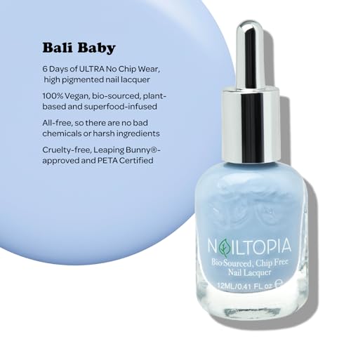Nailtopia Plant-Based Chip Free Nail Lacquer - Bali Baby (0.41oz)