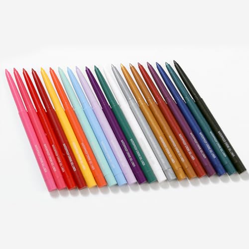 Waterproof Dark Red Eyeliner Pencil - Long-Lasting Color for Women