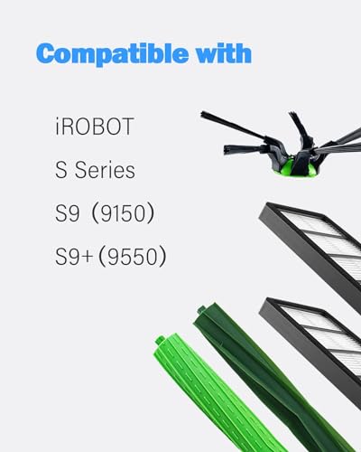 BBT BAMBOOST Side Brushes for iRobot Roomba S9 (6-Pack)