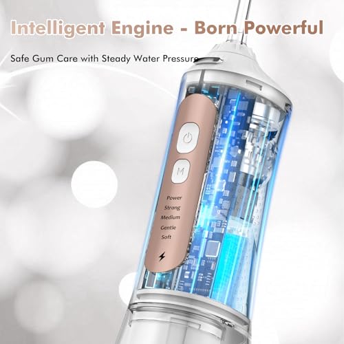 H2ofloss Cordless Water Flosser with 30 Freshening Tablets - 5 Modes
