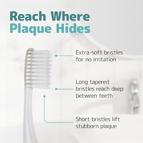 Nimbus Extra Soft Toothbrushes for Sensitive Teeth - 5 Pack Regular