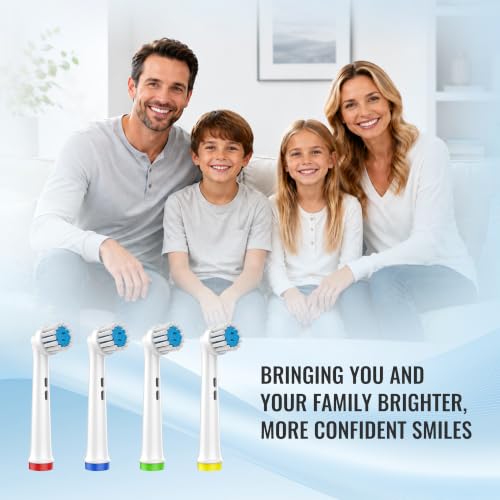 12-Pack Soft Replacement Heads for Oral-B Electric Toothbrush