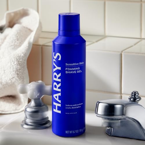 Harry's Foaming Shave Gel for Men - 6.7 oz (Pack of 3) - Soothes Skin