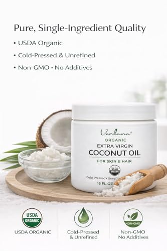 Verdana Organic Coconut Oil - Extra Virgin Cold Pressed Skin & Hair Care
