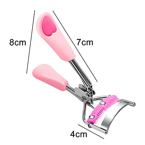 Pinkiou Eyelash Curler with Built-In Comb for Perfect Curls