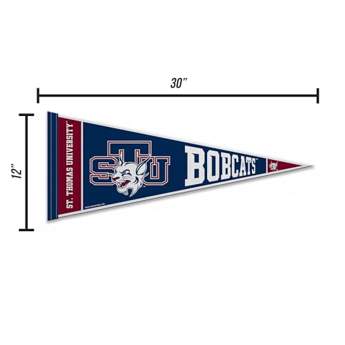 NCAA St. Thomas Bobcats Felt Wall Pennant - 12" x 30" Decor